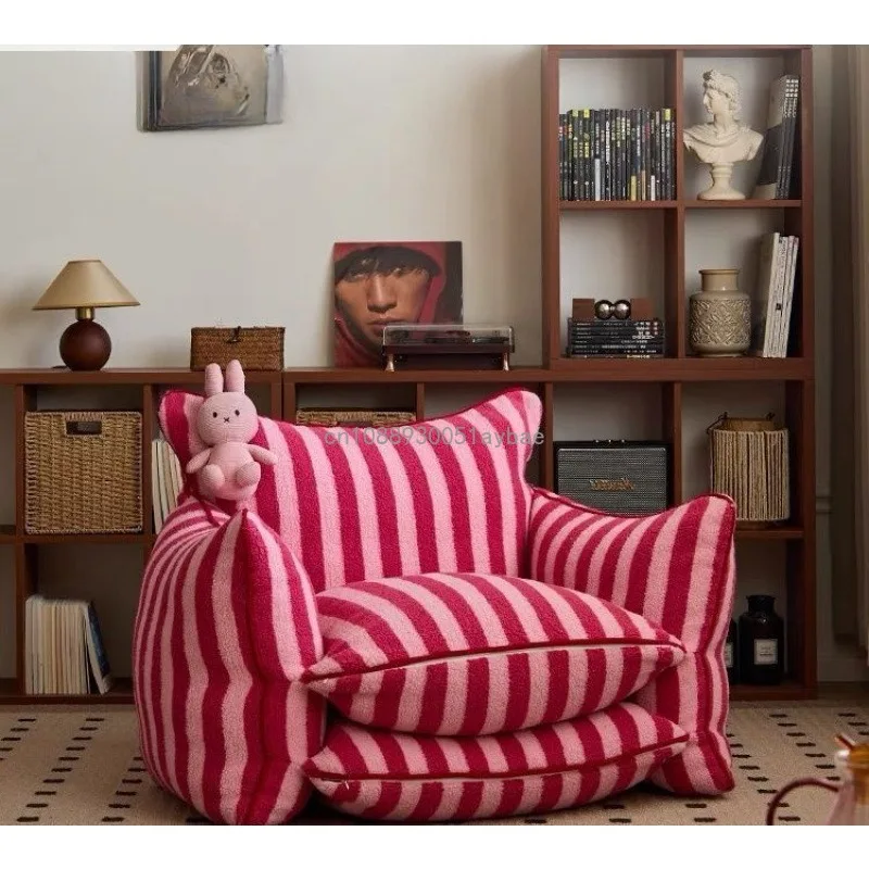 Creative Simple Striped Style Lazy Sofa Home Tatami Recliner Bean Bag Chair Sofa Cama Plegable Giant Bean Bag Muebles
Creative Simple Striped Style Lazy Sofa Home Tatami Recliner Bean Bag Chair Sofa Cama Plegable Giant Bean Bag Muebles