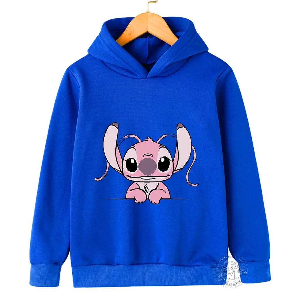 Disney cartoon Stitch children's sports sweater, boys and girls casual pullover, student coat
Disney cartoon Stitch children's sports sweater, boys and girls casual pullover, student coat