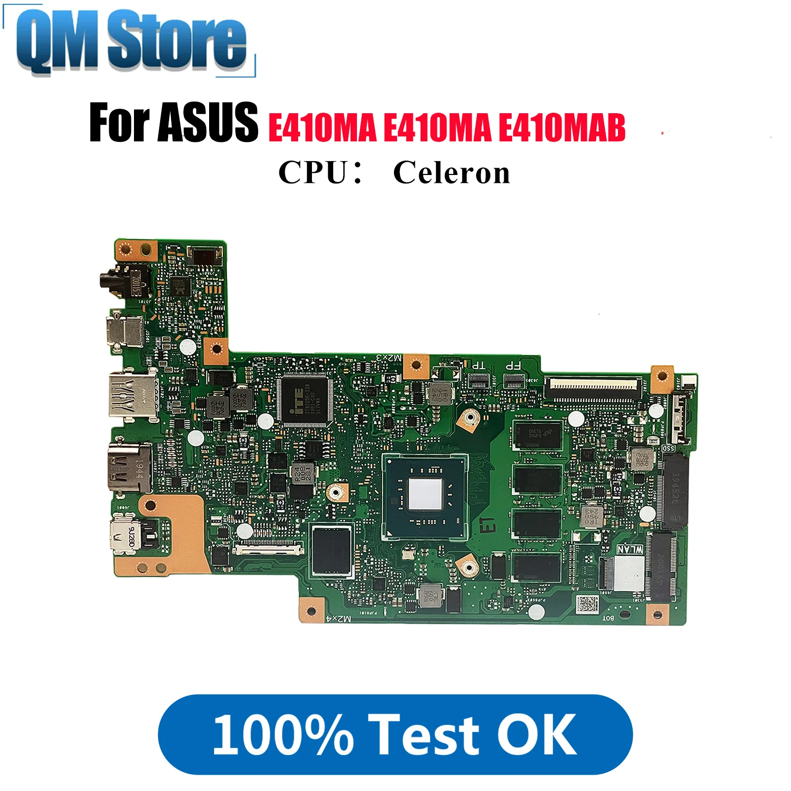 E410MA Материнская плата для ноутбука ASUS EeeBook E410MA E410MAB E410M Материнская плата для ноутбука с процессором Celeron 100% тестирование ОК быстрая доставка
E410MA Материнская плата для ноутбука ASUS EeeBook E410MA E410MAB E410M Материнская плата для ноутбука с процессором Celeron 100% тестирование ОК быстрая доставка
