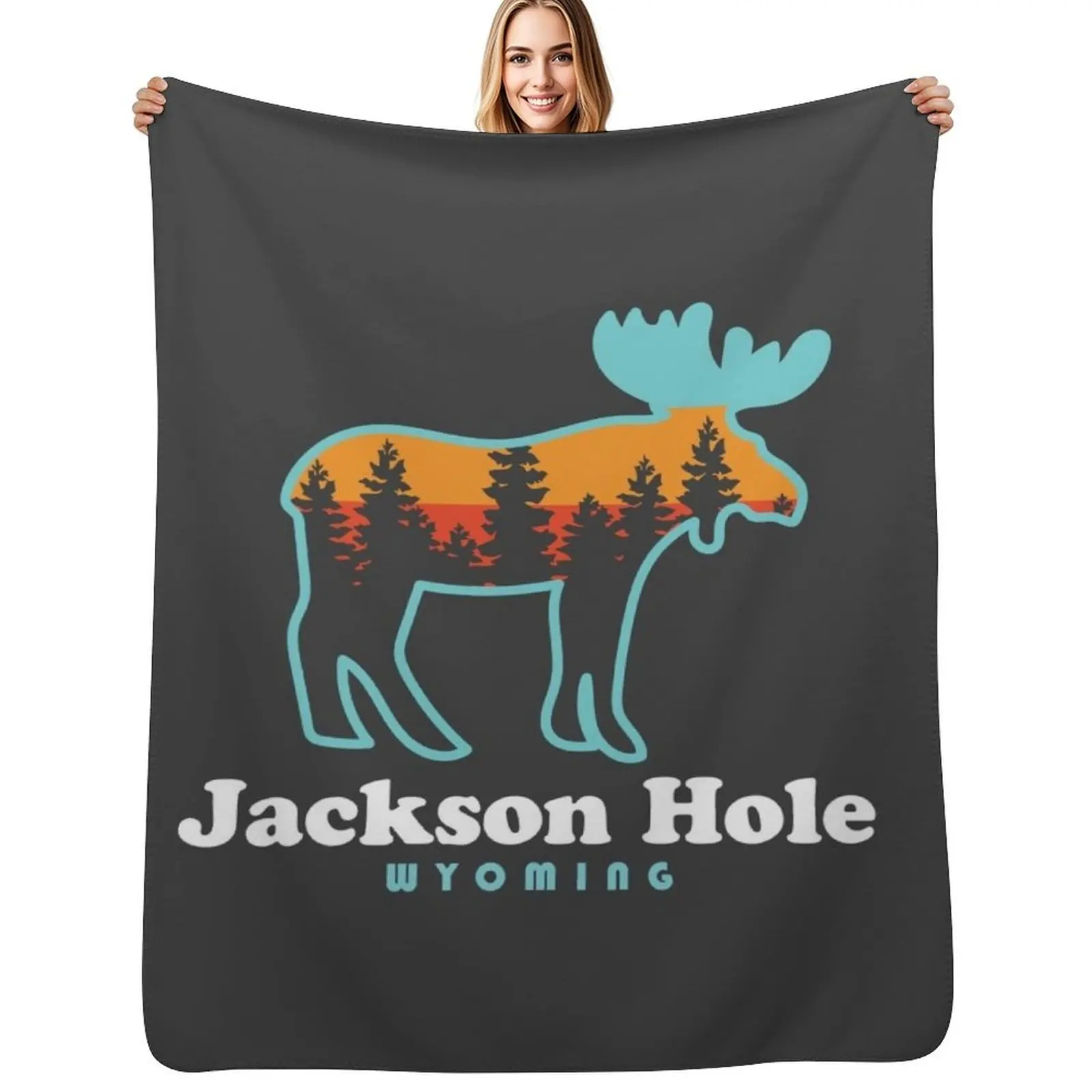 Jackson Hole Wyoming Moose Grand Tetons Throw Blanket Soft Warm Blanket Gift for Men Women Adults
Jackson Hole Wyoming Moose Grand Tetons Throw Blanket Soft Warm Blanket Gift for Men Women Adults
