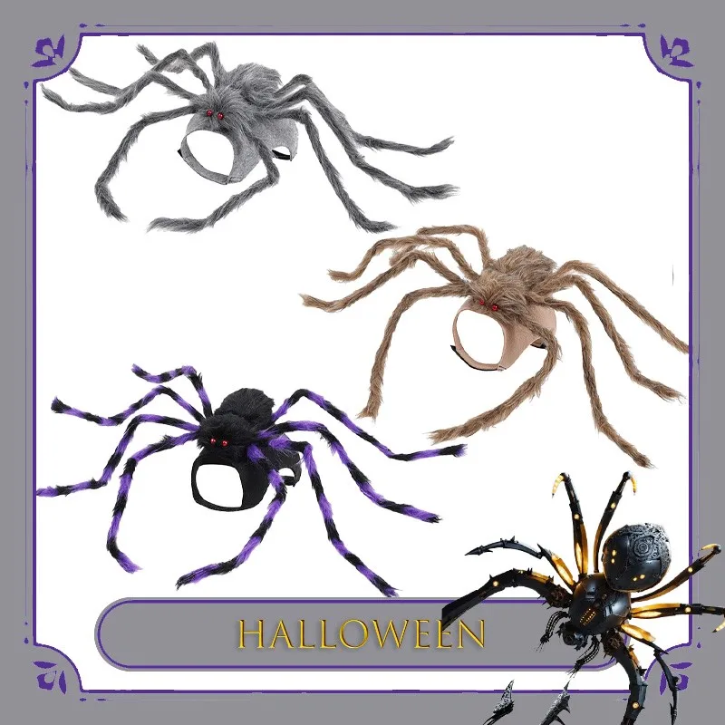 BHalloween Spider Pet Costume Funny Dog Cat Outfit Anime Comic Con Dog Cat Halloween Spider Costume Ghost Festival Large Dogs
BHalloween Spider Pet Costume Funny Dog Cat Outfit Anime Comic Con Dog Cat Halloween Spider Costume Ghost Festival Large Dogs