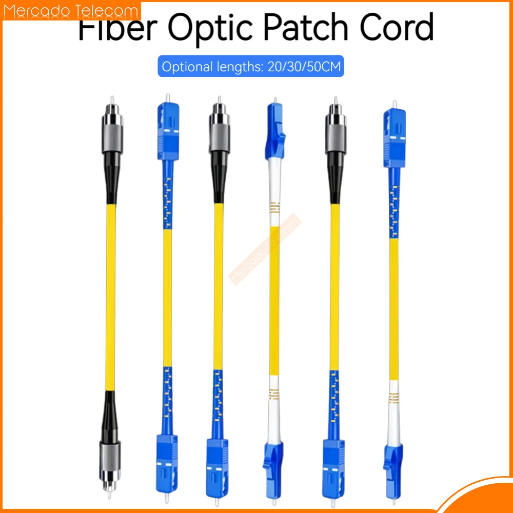10pcs/lot short fiber jumper 20/30/50cm single-mode single core fiber optic cable SC to FC-SC-LC-ST Fiber Patch Cord FTTH
10pcs/lot short fiber jumper 20/30/50cm single-mode single core fiber optic cable SC to FC-SC-LC-ST Fiber Patch Cord FTTH