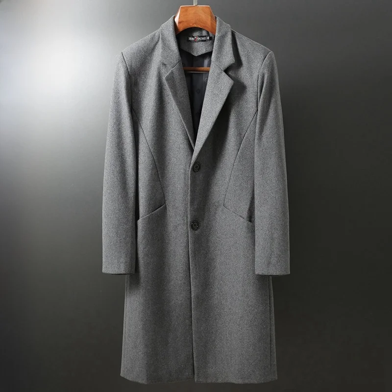 Extra Large Size Camere Long Over-Knee Double-Faced Woolen Coat Thi Men's Outerwear Winter Faion Ci Busin Casual
Extra Large Size Camere Long Over-Knee Double-Faced Woolen Coat Thi Men's Outerwear Winter Faion Ci Busin Casual