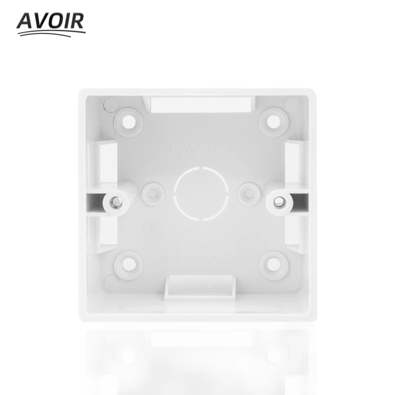 Avoir External Mounting Junction Box 86 Type Square Plastic Wall Surface Mounted Electric Socket Switch Case Installation Box
Avoir External Mounting Junction Box 86 Type Square Plastic Wall Surface Mounted Electric Socket Switch Case Installation Box