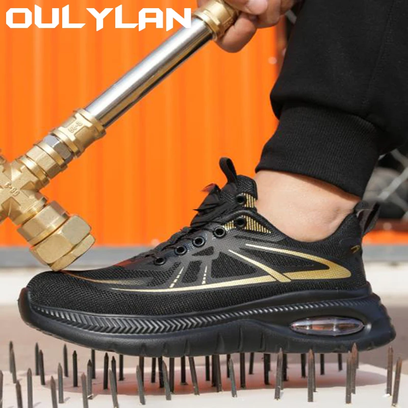 Oulylan 2025 New Safety Shoes for Men Anti-Smash & Anti-Puncture Summer Work Boots Lightweight & Anti-Slip for Labor Shoes
Oulylan 2025 New Safety Shoes for Men Anti-Smash & Anti-Puncture Summer Work Boots Lightweight & Anti-Slip for Labor Shoes