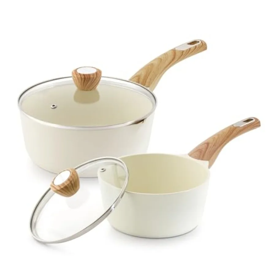 2.0 and 3.0 Quart Ceramic Sauce Pan Sets with Lid Cooking Pots Set Nonstick Saucepan Set with Pour Spout Small Kitchen Pot Non
2.0 and 3.0 Quart Ceramic Sauce Pan Sets with Lid Cooking Pots Set Nonstick Saucepan Set with Pour Spout Small Kitchen Pot Non
