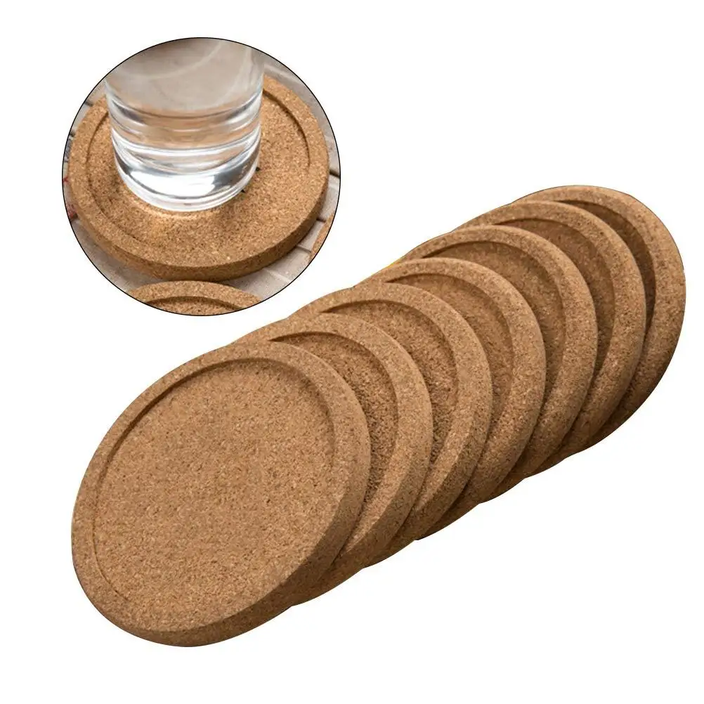 12 Pcs Cork Coasters Round Absorbent Convex Edge Prevent Moisture Leak Furniture Stability Hot Cold Drinks Easy Clean
12 Pcs Cork Coasters Round Absorbent Convex Edge Prevent Moisture Leak Furniture Stability Hot Cold Drinks Easy Clean
