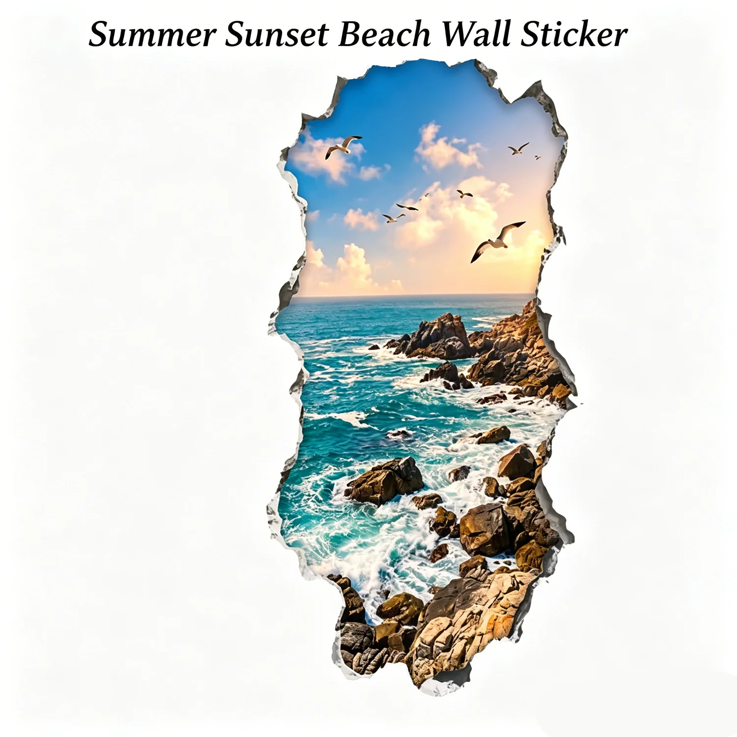 Summer Sunset Beach Ocean View Wall Stickers – Vinyl Sea & Sand Decals for Living Room, Bedroom, Porch, Fridge, Home Decor
Summer Sunset Beach Ocean View Wall Stickers – Vinyl Sea & Sand Decals for Living Room, Bedroom, Porch, Fridge, Home Decor