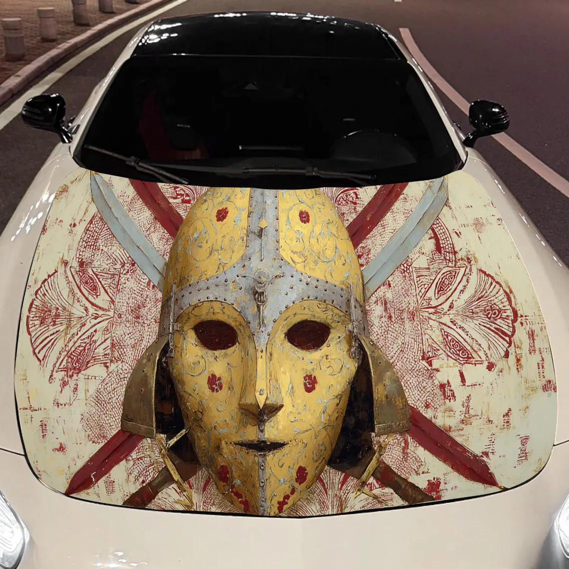 Gorgeous Mask print,car hood stickers,PVC waterproof Self adhesive car hood sticker,car hood decoration protection stickers,Auto
Gorgeous Mask print,car hood stickers,PVC waterproof Self adhesive car hood sticker,car hood decoration protection stickers,Auto