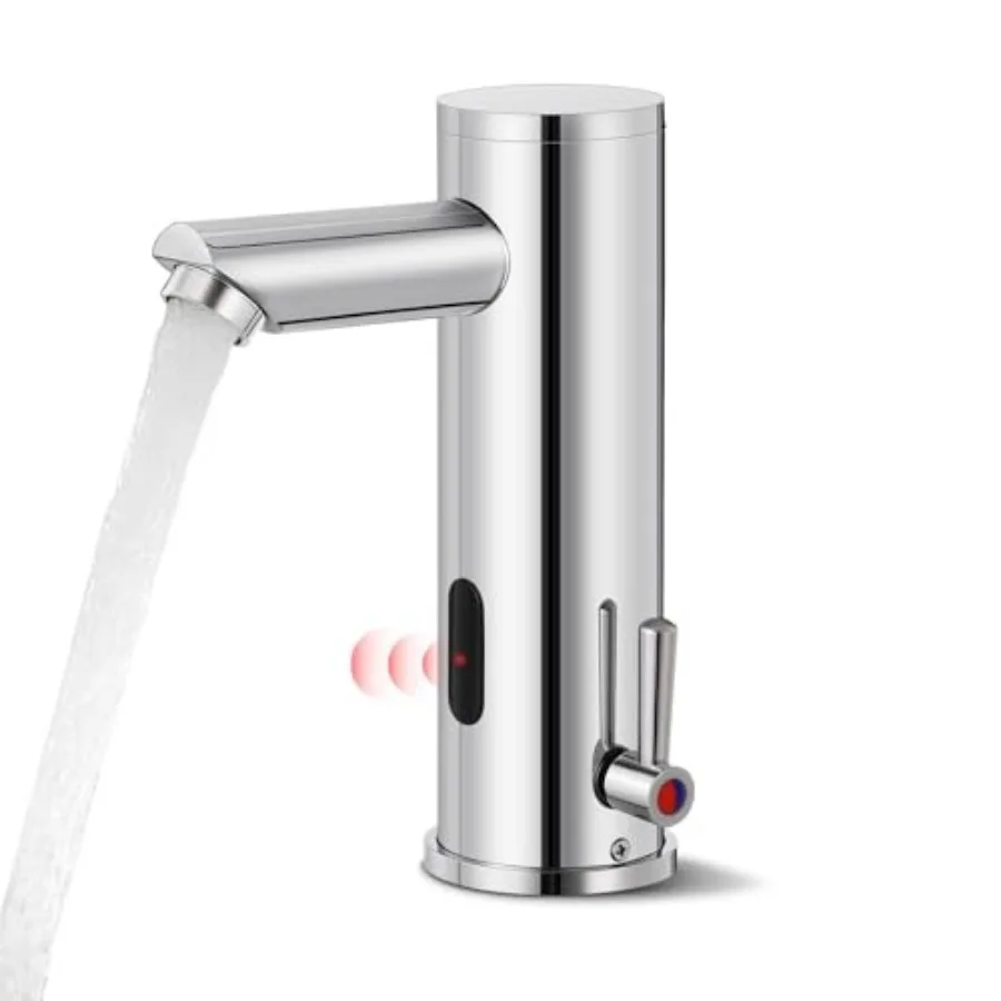 Automatic Touchless Bathroom Sink Faucet Sensor Motion Activated Commercial Hands Free Single Tap Temperature Control Adjustabl
Automatic Touchless Bathroom Sink Faucet Sensor Motion Activated Commercial Hands Free Single Tap Temperature Control Adjustabl