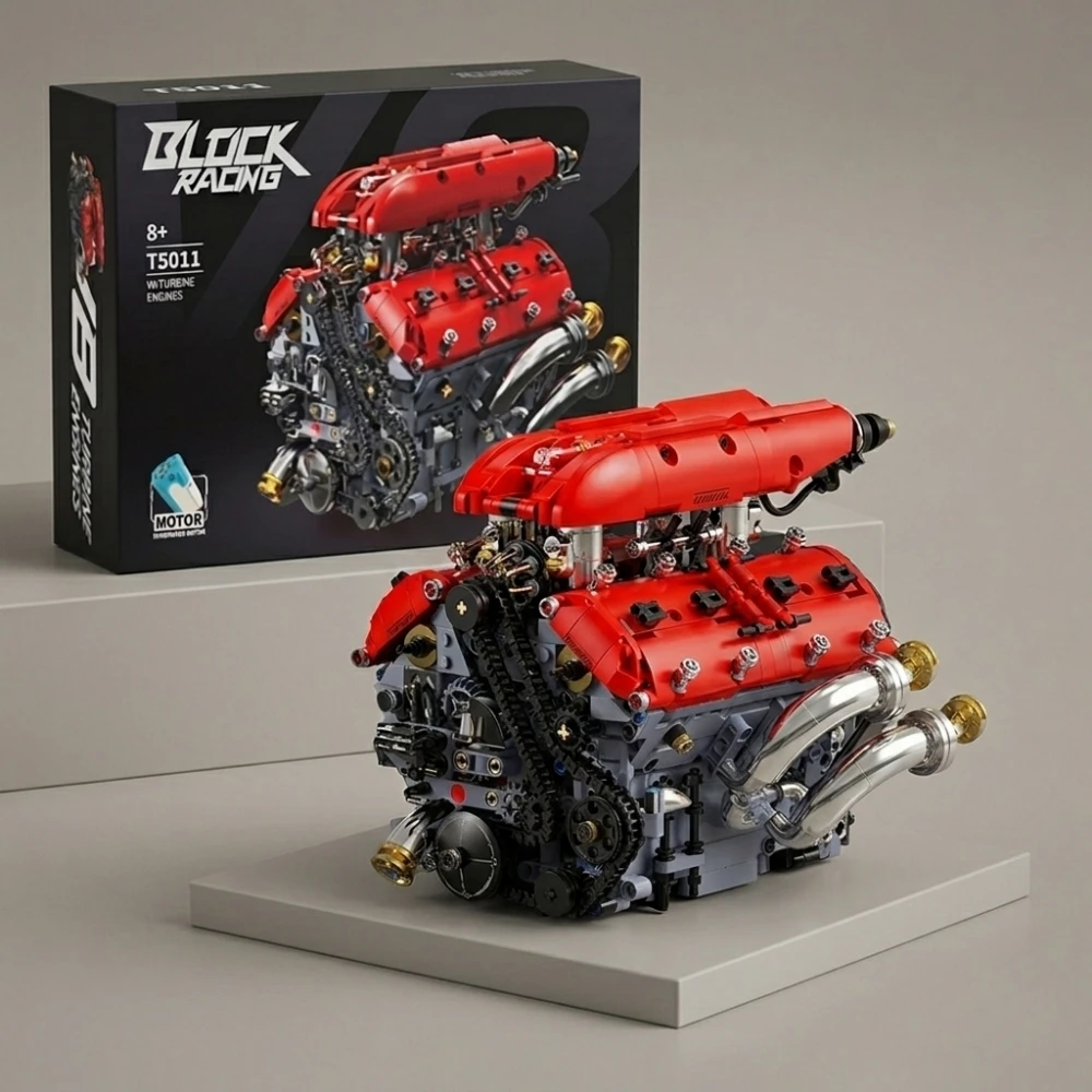 1370pcs Technical Building Blocks V8 Engine Model, MOC Mechanical Vehicle Simulation Bricks, Creative Toy Holiday Gift
1370pcs Technical Building Blocks V8 Engine Model, MOC Mechanical Vehicle Simulation Bricks, Creative Toy Holiday Gift