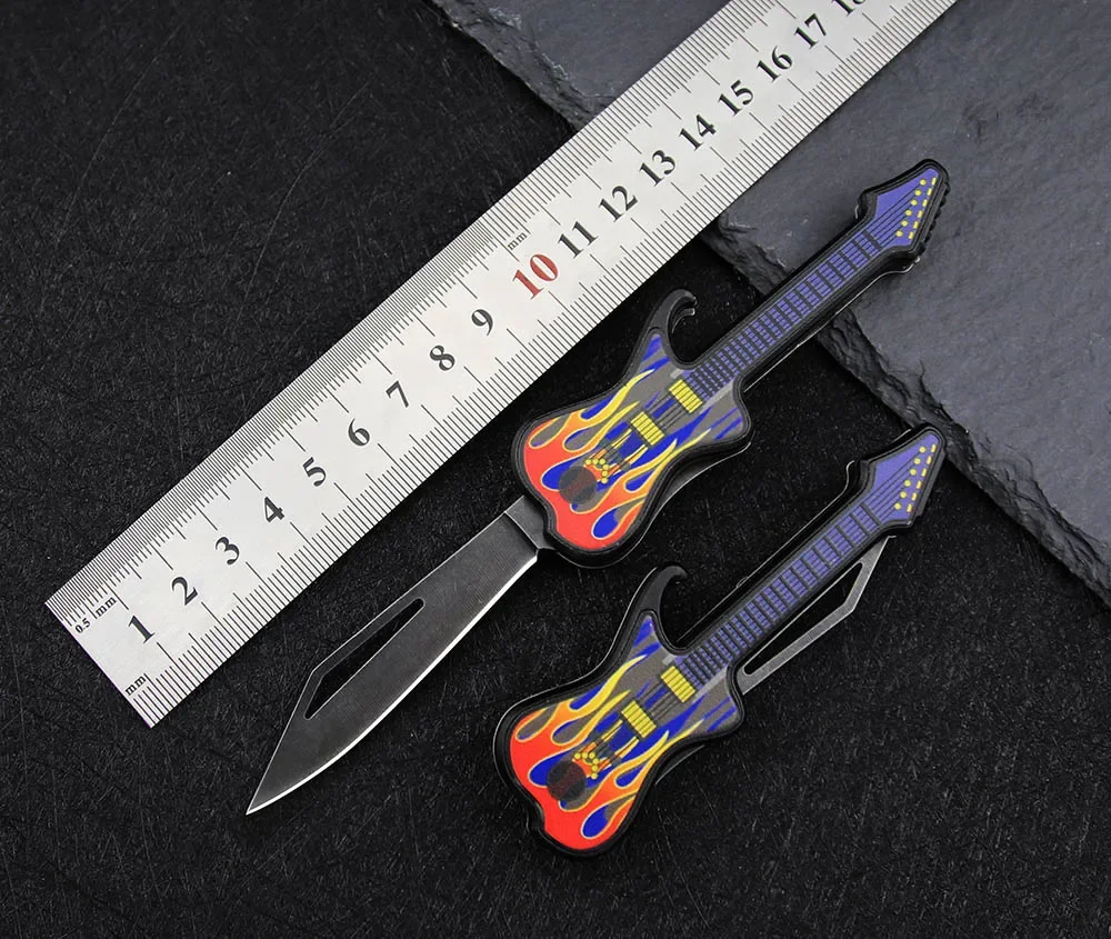 Folding Blade Utility Knife - Self Defense Outdoor Knife - Guitar Coat Pocket Knife
Folding Blade Utility Knife - Self Defense Outdoor Knife - Guitar Coat Pocket Knife