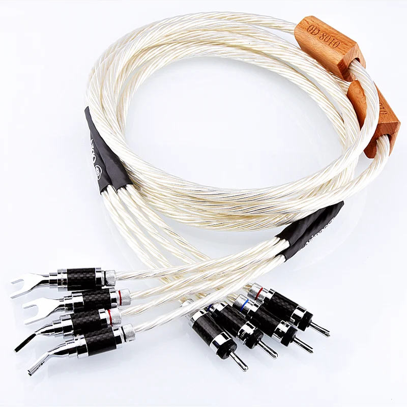High Purity Nordost Odin 8 Silver Wire Audio Speaker Cable HiFi Amplifier Rhodium-Plated Carbon Fiber Banana Plug
High Purity Nordost Odin 8 Silver Wire Audio Speaker Cable HiFi Amplifier Rhodium-Plated Carbon Fiber Banana Plug