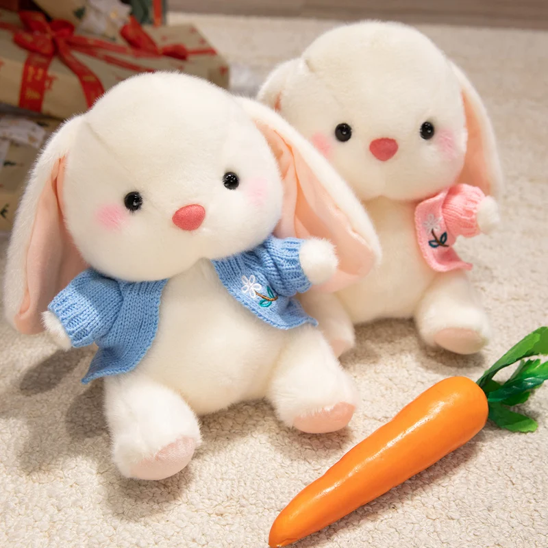 25cm Kawaii Rabbit With Cardigan Plushie Toy Dolls Cartoon Stuffed Dolls Girls Bunny Plush Toy Gift Kawaii Companion Toys Dolls
25cm Kawaii Rabbit With Cardigan Plushie Toy Dolls Cartoon Stuffed Dolls Girls Bunny Plush Toy Gift Kawaii Companion Toys Dolls