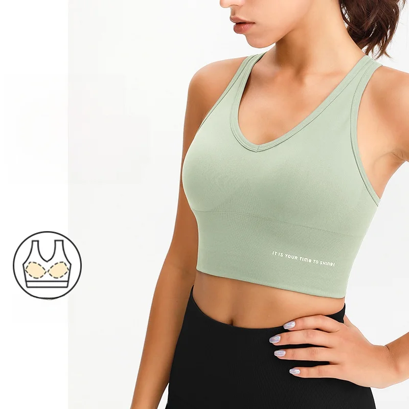 Women's plus Size Sports Underwear Shockproof Push-up Running Vest Beautiful Back Yoga Fitness Bra European American Style
Women's plus Size Sports Underwear Shockproof Push-up Running Vest Beautiful Back Yoga Fitness Bra European American Style