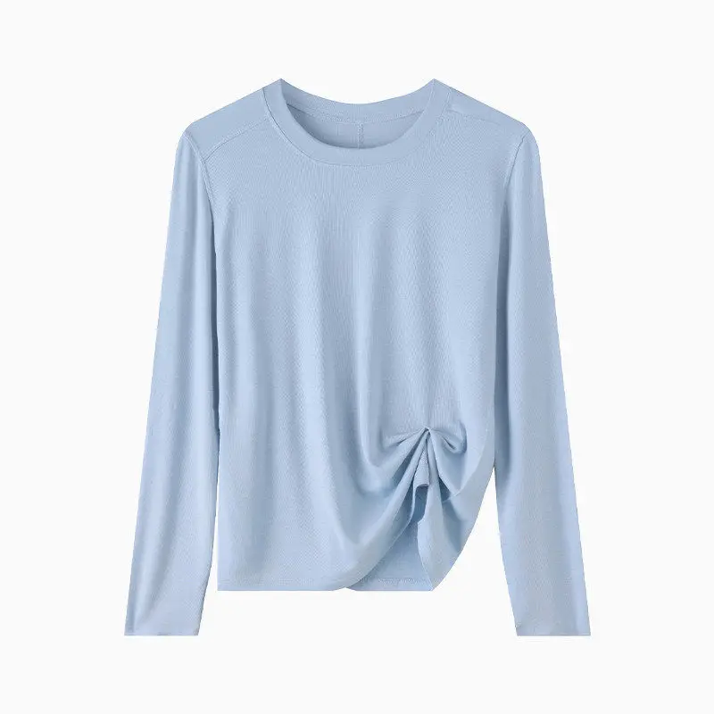 Niche Premium Women's New Basic Layering Top Crew Neck Long Sleeve Slim T Shirt Summer Daily Commute Versatile Wear
Niche Premium Women's New Basic Layering Top Crew Neck Long Sleeve Slim T Shirt Summer Daily Commute Versatile Wear