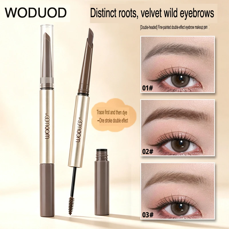 WODWOD Dual-head Eyebrow Tint Pencil 2-in-1 Waterproof, Sweat-proof, Long-lasting, Non-smudgeable, Natural And Voluminous Wild
WODWOD Dual-head Eyebrow Tint Pencil 2-in-1 Waterproof, Sweat-proof, Long-lasting, Non-smudgeable, Natural And Voluminous Wild