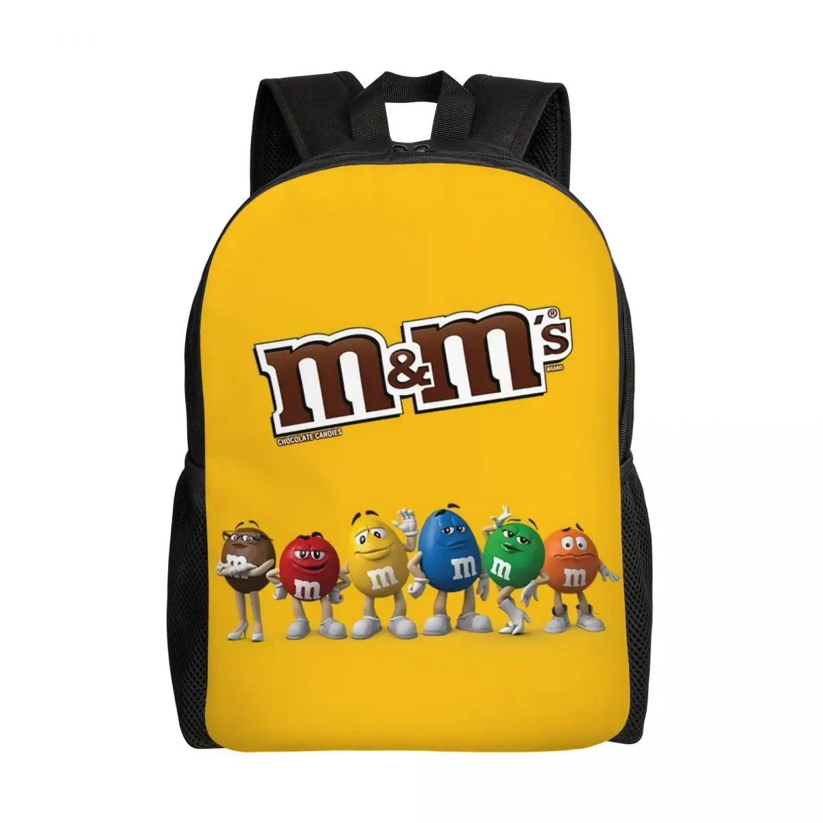 Дорожный рюкзак M & M's в виде Шоколадных Бобов для мужчин и женщин, школьный портфель для ноутбука, студенческий ранец для конфет и шоколадных конфет в колледже
Дорожный рюкзак M & M's в виде Шоколадных Бобов для мужчин и женщин, школьный портфель для ноутбука, студенческий ранец для конфет и шоколадных конфет в колледже