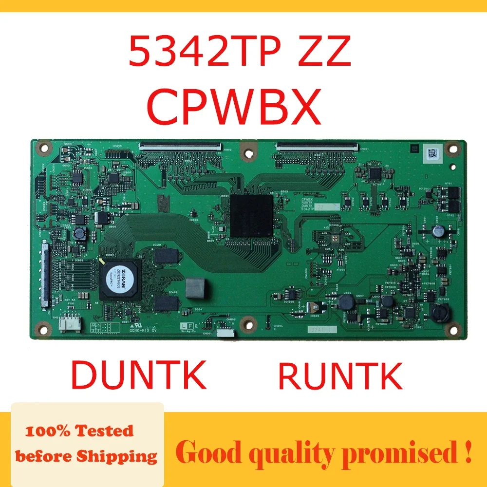 T-Con Board Model 5342TP ZZ CPWBX RUNTK DUNTK Logic Board 5342TPZZ 5342tp Teste Placa Tv Devant T-con Board Good Quality
T-Con Board Model 5342TP ZZ CPWBX RUNTK DUNTK Logic Board 5342TPZZ 5342tp Teste Placa Tv Devant T-con Board Good Quality