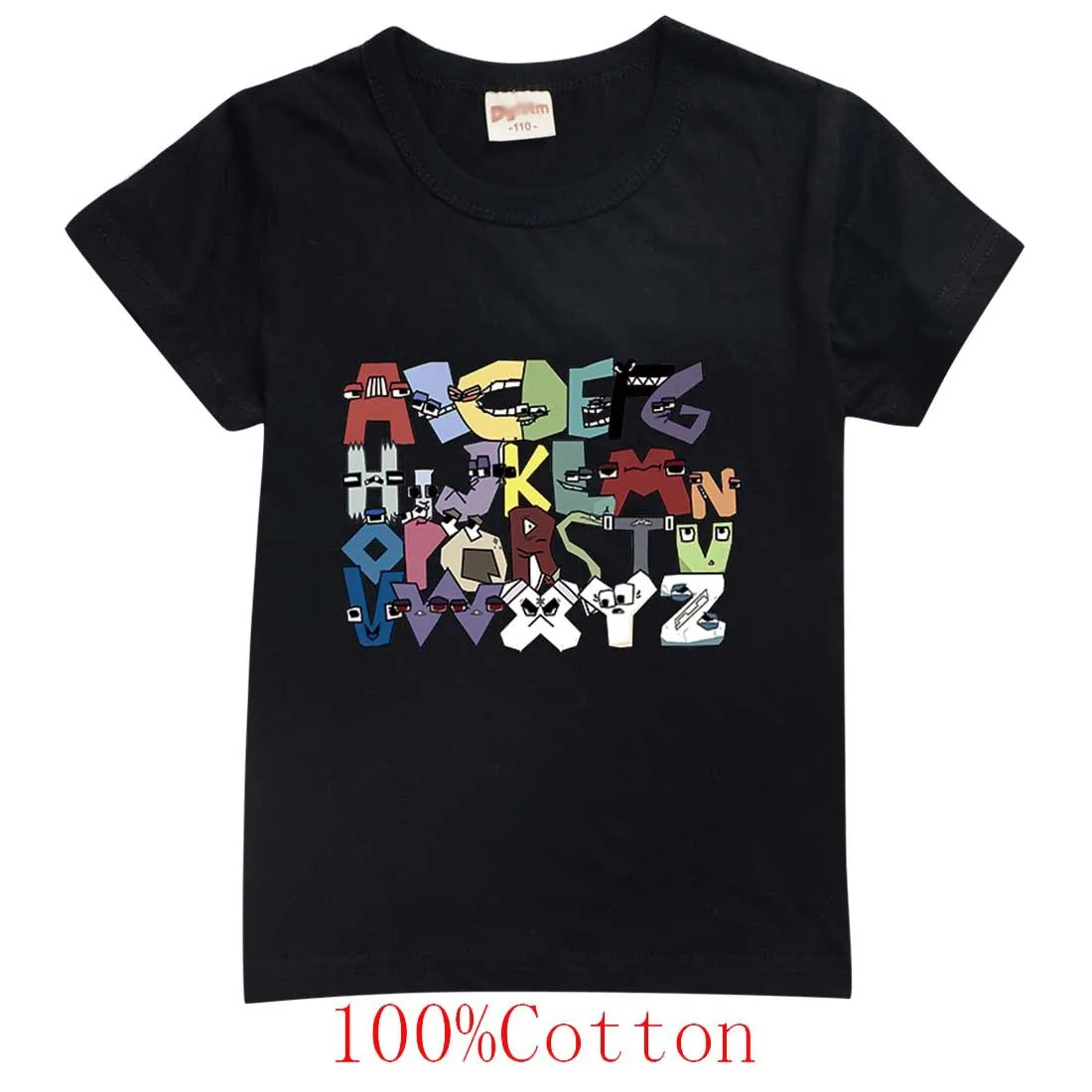 Boys & Girls Summer Fashion Tops Tees Children's 100% T-Shirts 26 Alphabet Lore Print Casual Family Kids Clothing 2-14Years
Boys & Girls Summer Fashion Tops Tees Children's 100% T-Shirts 26 Alphabet Lore Print Casual Family Kids Clothing 2-14Years