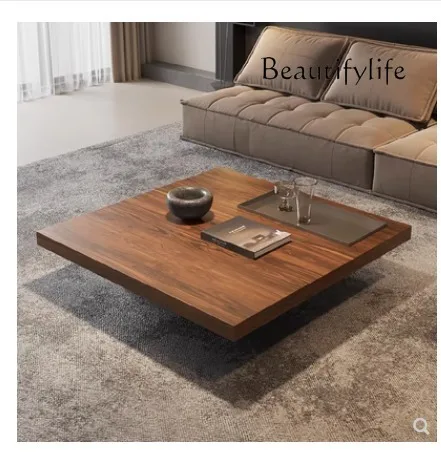 Домашний минималистичный квадратный чайный столик из массива дерева в скандинавском стиле
Домашний минималистичный квадратный чайный столик из массива дерева в скандинавском стиле