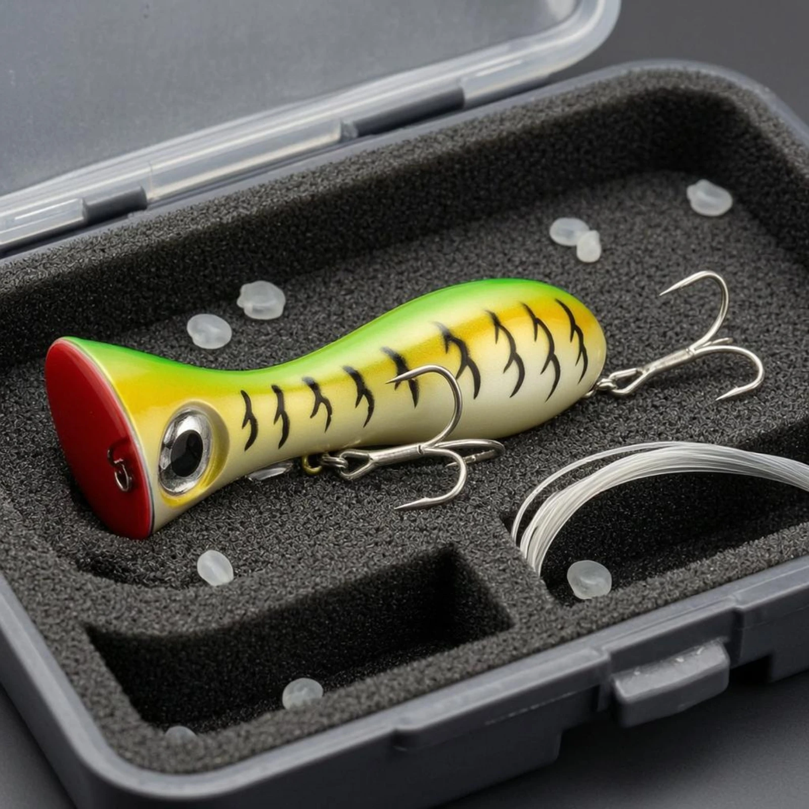 Hard Popper Lure Concave Mouth Popper Lure Topwater 3D Eyes Sports Gear 95 Mm
Hard Popper Lure Concave Mouth Popper Lure Topwater 3D Eyes Sports Gear 95 Mm