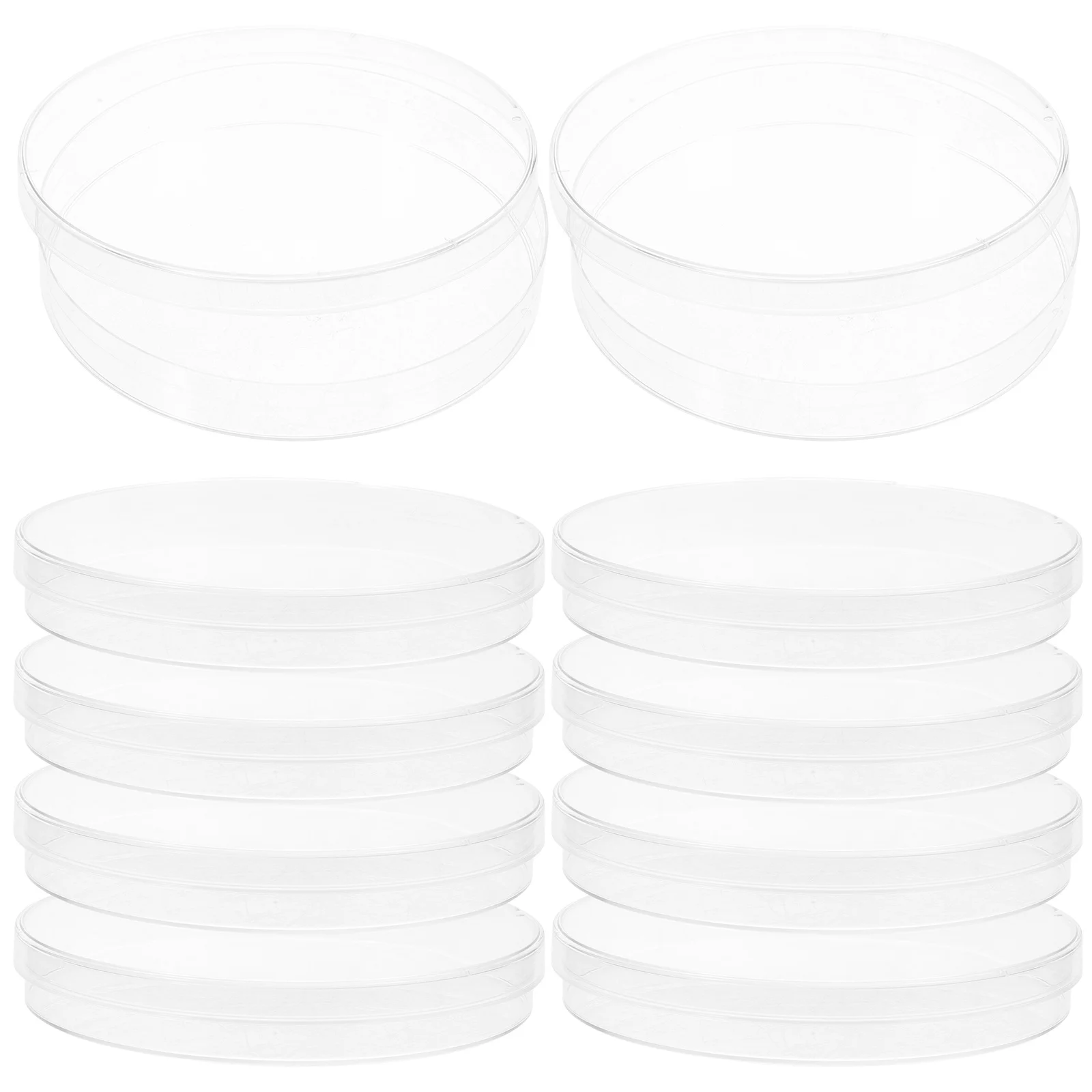 10Pcs Culture Dish Clear Round Plates with Lid Laboratory Culture Tray Plastic Agar Cell Experiment Cell Plates
10Pcs Culture Dish Clear Round Plates with Lid Laboratory Culture Tray Plastic Agar Cell Experiment Cell Plates