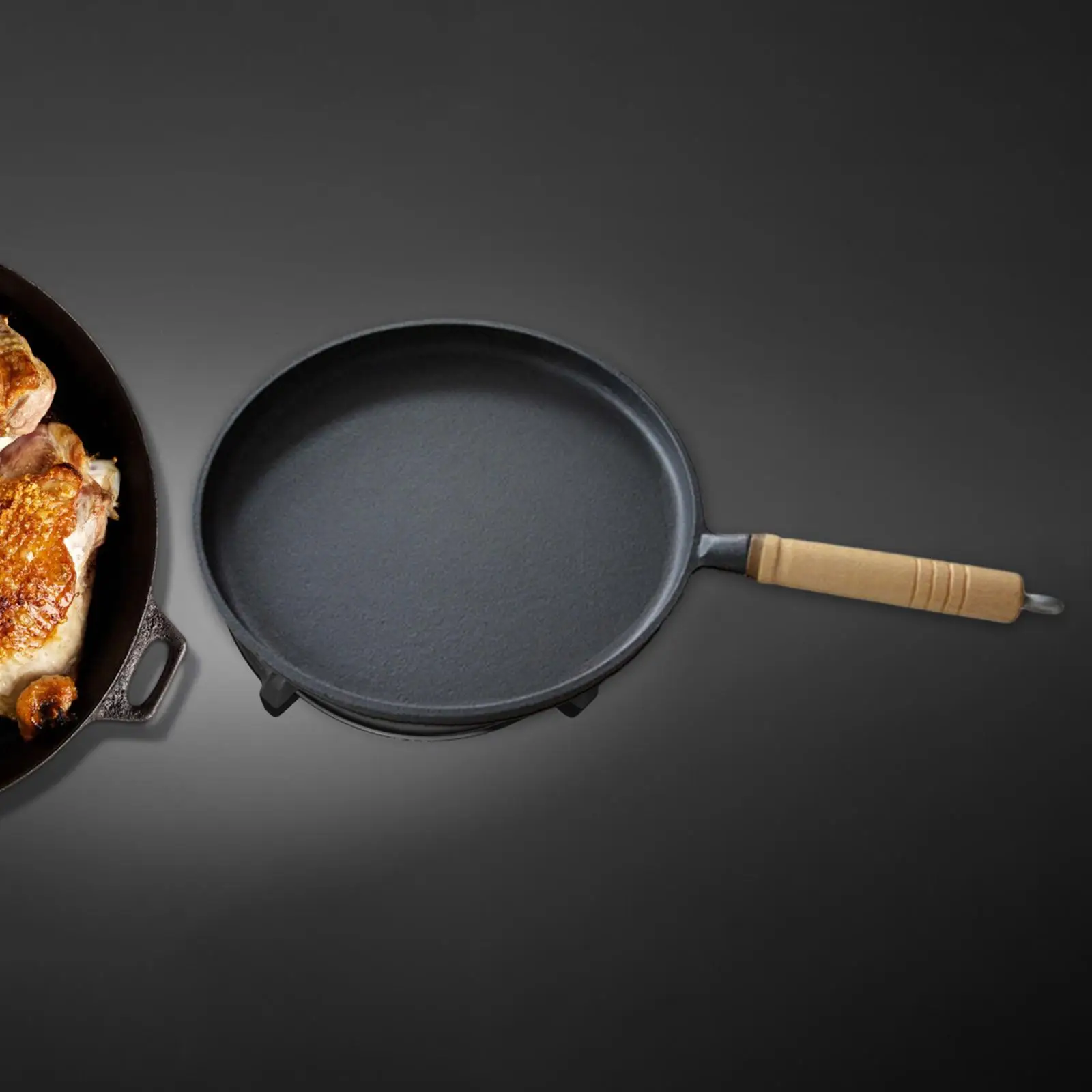 Cast Iron Frying Pan Nonstick Kitchen Breakfast Pan for Picnic BBQ Outdoor
Cast Iron Frying Pan Nonstick Kitchen Breakfast Pan for Picnic BBQ Outdoor