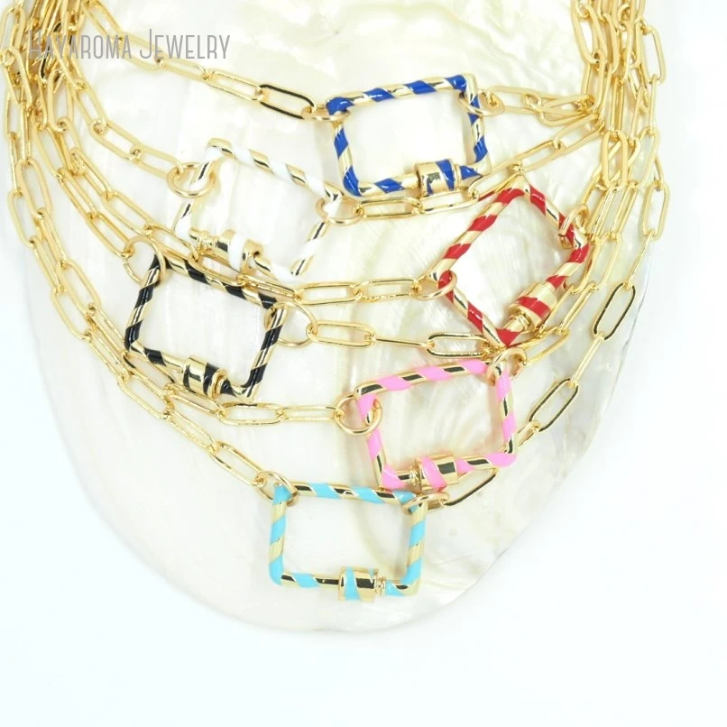 2Pcs Screw Clasps Metal Copper Wholesale Enamel Gold Color Jewelry Findings & Components Necklace NM30361
2Pcs Screw Clasps Metal Copper Wholesale Enamel Gold Color Jewelry Findings & Components Necklace NM30361