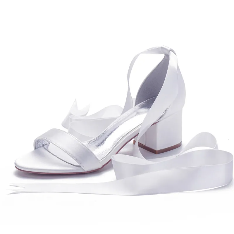 Satin Chunky Heel Wedding Sandals Ribbon Tie Block Heels Bridal Shoes Open Toe Prom Evening Heeled Sandal Women
Satin Chunky Heel Wedding Sandals Ribbon Tie Block Heels Bridal Shoes Open Toe Prom Evening Heeled Sandal Women