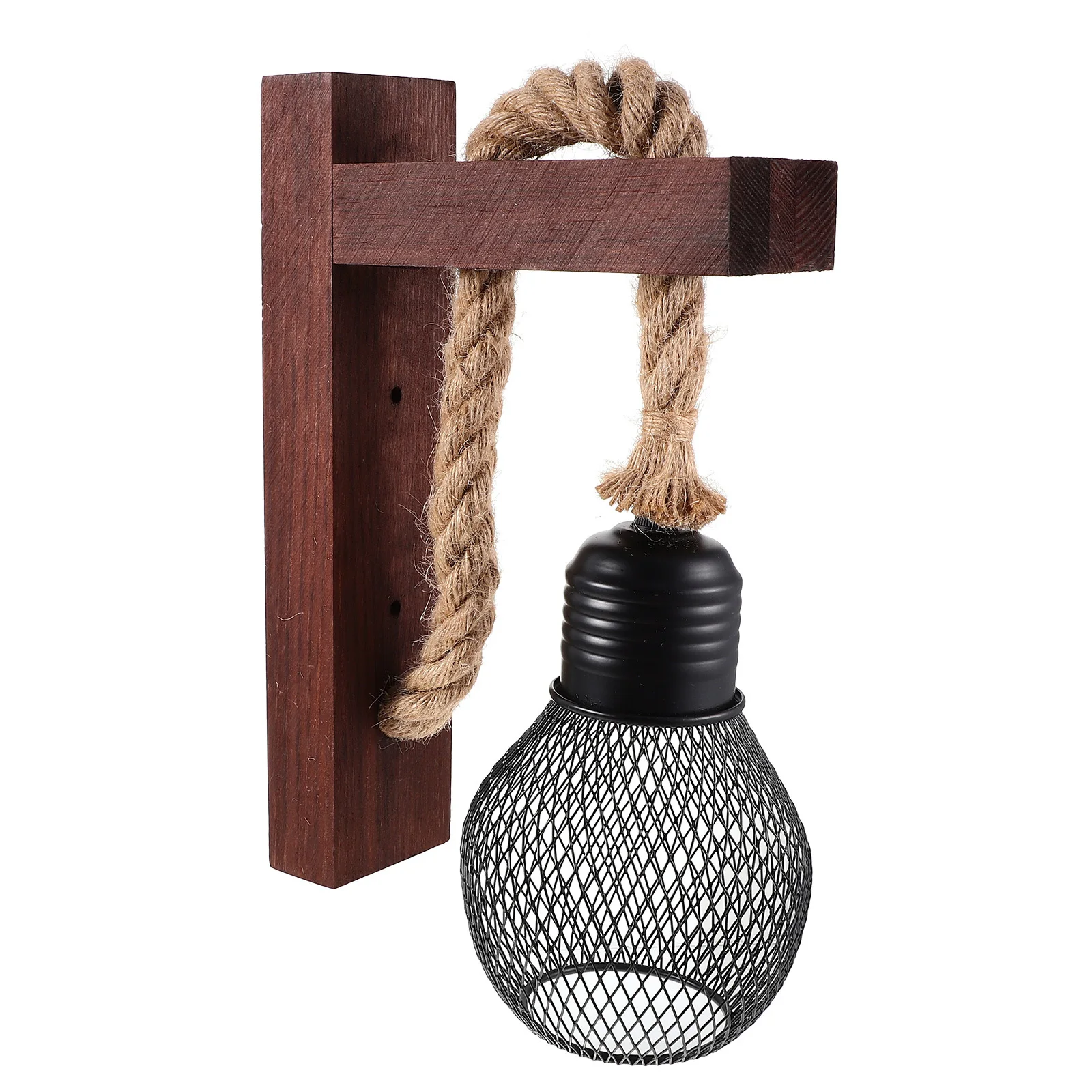 Vintage Hemp Rope Wall Lamp Rustic Wooden Sconce Industrial Light Fixture For Bedroom Hallway Stairway Farmhouse Decor
Vintage Hemp Rope Wall Lamp Rustic Wooden Sconce Industrial Light Fixture For Bedroom Hallway Stairway Farmhouse Decor
