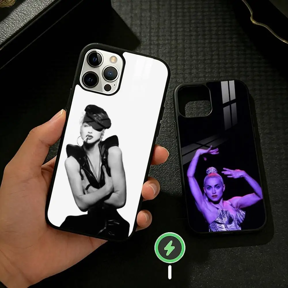 Singer M-Madonna Phone Case For iPhone 17 16 15 14 13 12 Pro Max Plus for Mirror Wireless Magnetic Cover
Singer M-Madonna Phone Case For iPhone 17 16 15 14 13 12 Pro Max Plus for Mirror Wireless Magnetic Cover