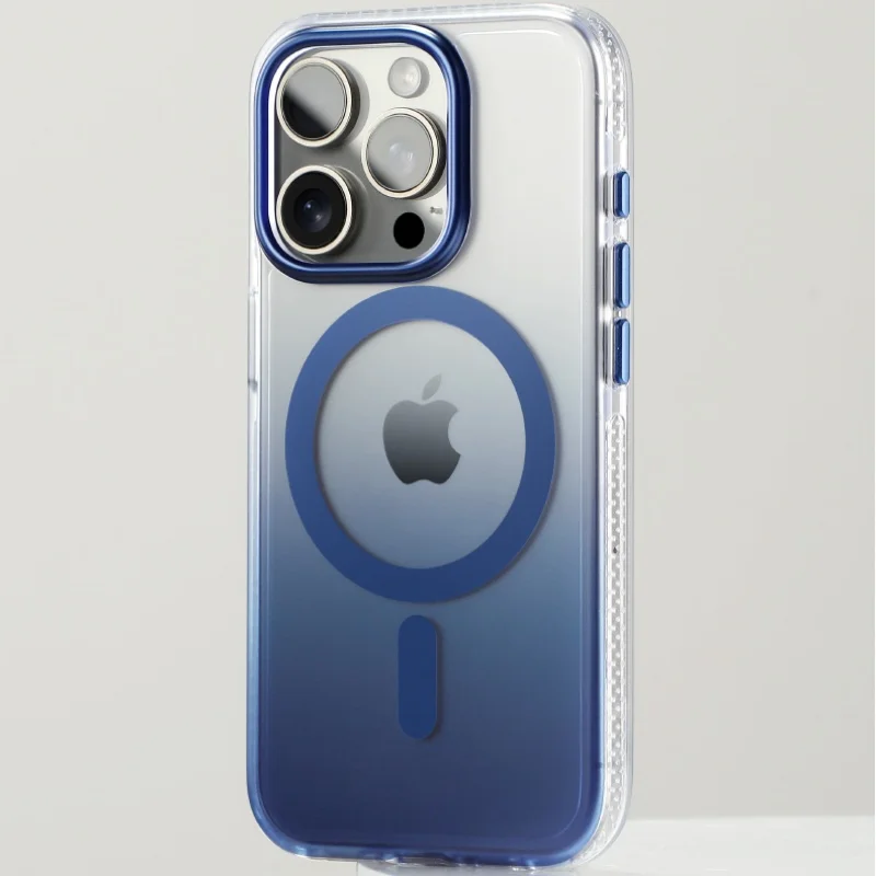 Color Gradient Bumper Shockproof For Magsafe Case For iPhone 16 Plus 15 14 13 Pro Max Magnetic Wireless Charge Transparent Cover
Color Gradient Bumper Shockproof For Magsafe Case For iPhone 16 Plus 15 14 13 Pro Max Magnetic Wireless Charge Transparent Cover