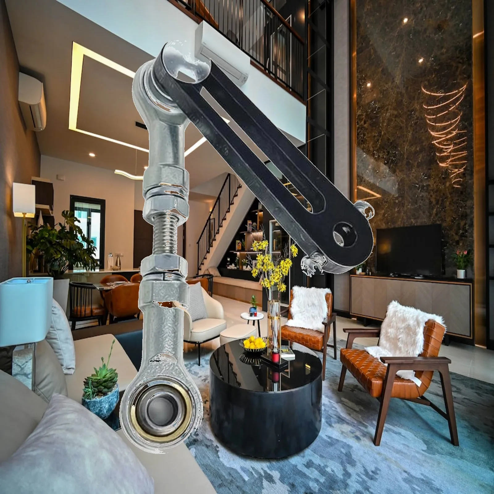 Adjustable Motor Rocker Arm Stainless Steel Telescopic Lever Assembly Convenient Replacement for Electric Motor with Wheel
Adjustable Motor Rocker Arm Stainless Steel Telescopic Lever Assembly Convenient Replacement for Electric Motor with Wheel