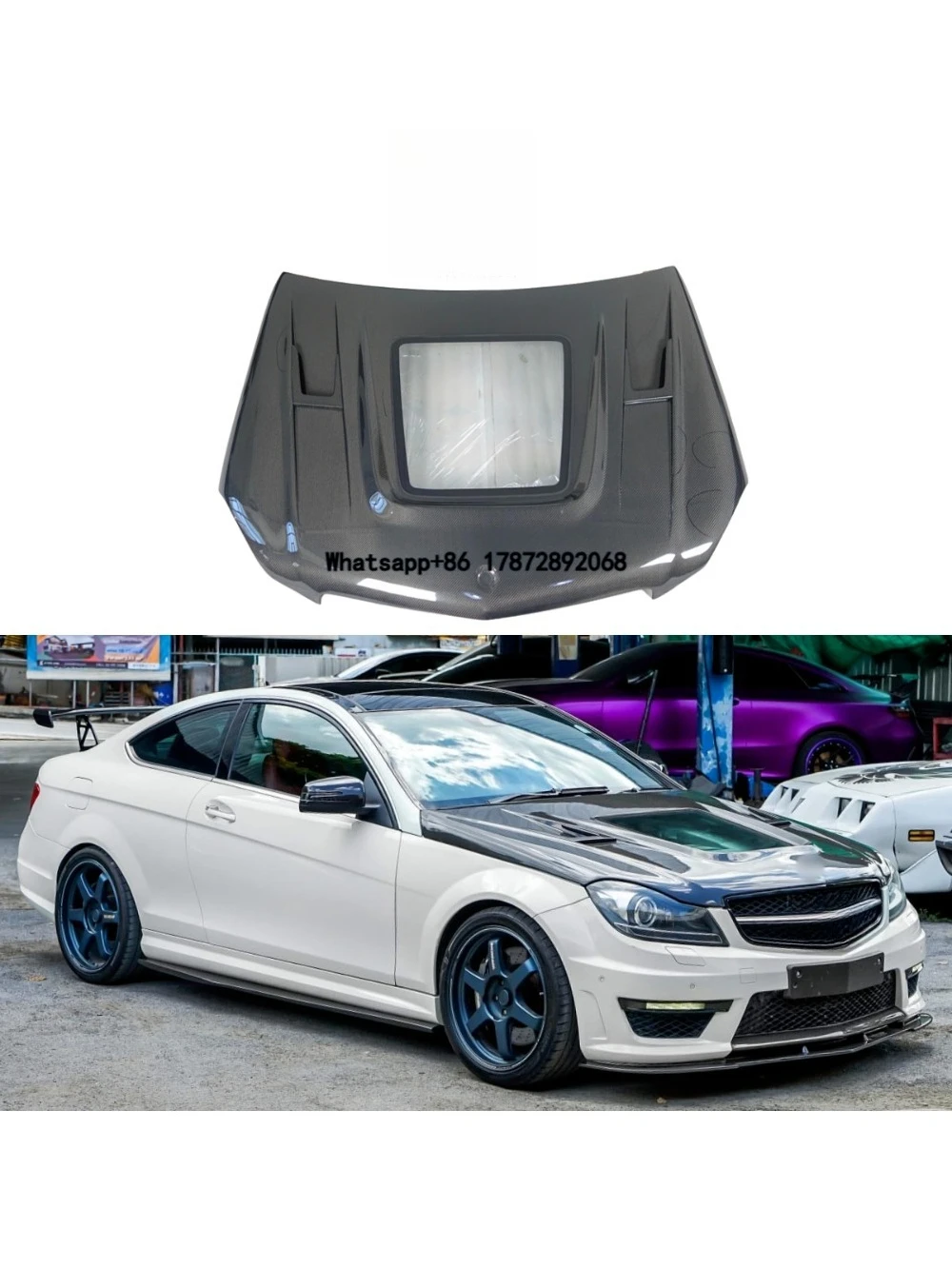 Transparent Style Carbon Fiber Hood for W204 C63 Car Engine Bonnet
Transparent Style Carbon Fiber Hood for W204 C63 Car Engine Bonnet