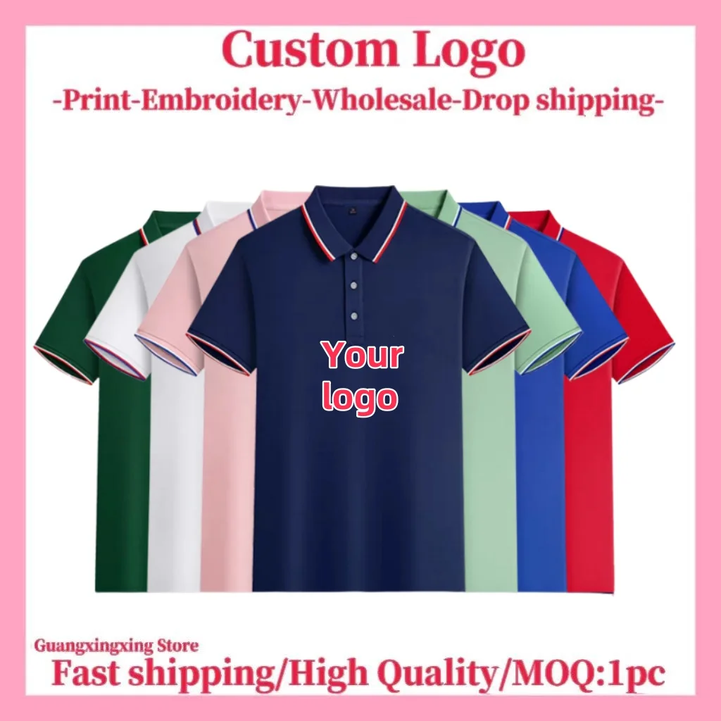 Custom polo shirt workwear t-shirt make your design logo men women print embroidery design high quality t-shirt
Custom polo shirt workwear t-shirt make your design logo men women print embroidery design high quality t-shirt