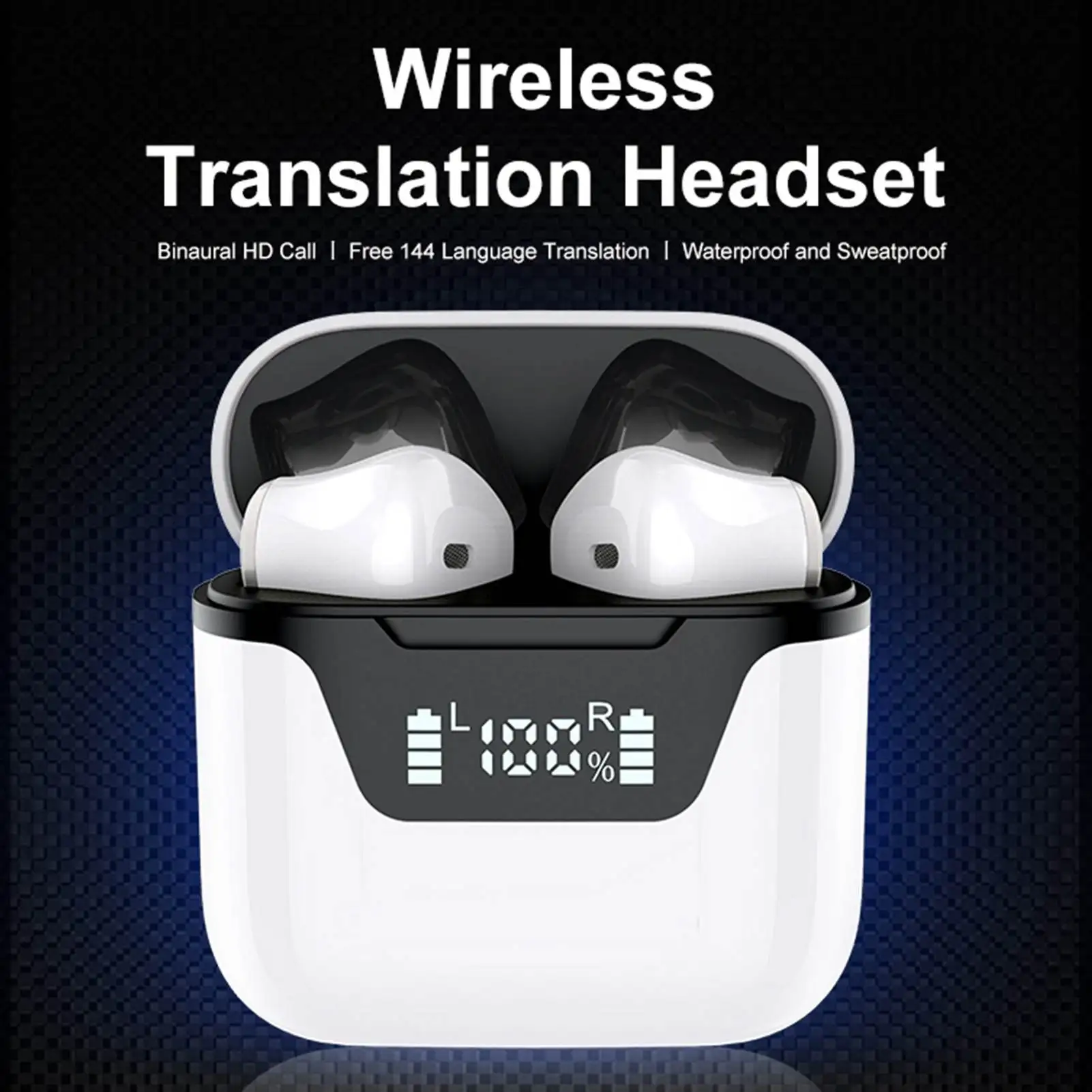 Наушники-переводчики языка, наушники-переводчики языка, поддержка Bluetooth, 144 языка, перевод, беспроводной переводчик, наушники
Наушники-переводчики языка, наушники-переводчики языка, поддержка Bluetooth, 144 языка, перевод, беспроводной переводчик, наушники