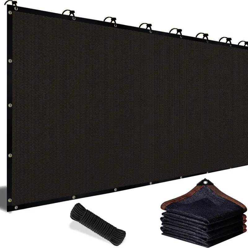 Outdoor Privacy Screen Balcony Fence, Heavy Duty Sun Shade Cloth with Ropes, UV Blocking Mesh Cover for Patio, Railing, Backyard, Black
Outdoor Privacy Screen Balcony Fence, Heavy Duty Sun Shade Cloth with Ropes, UV Blocking Mesh Cover for Patio, Railing, Backyard, Black