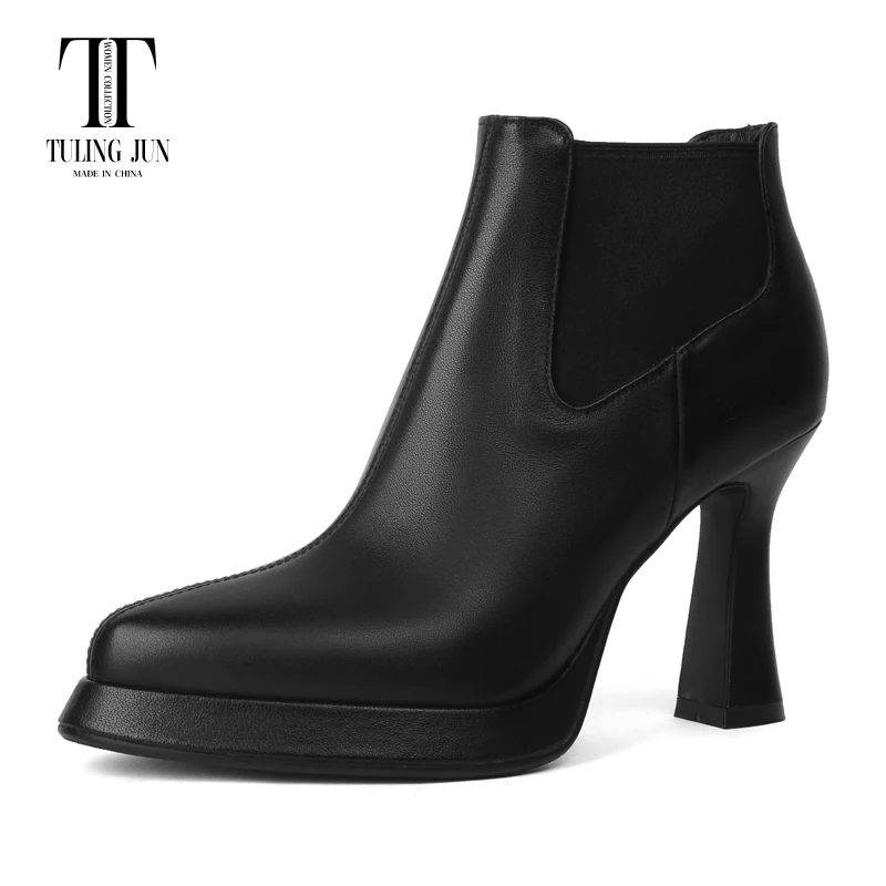 TULING JUN 2023 Winter Mature Famale Pointed Head Super High Thin Heels Shoes Solid Color Ankle Boots For Womens T-RL-D215
TULING JUN 2023 Winter Mature Famale Pointed Head Super High Thin Heels Shoes Solid Color Ankle Boots For Womens T-RL-D215
