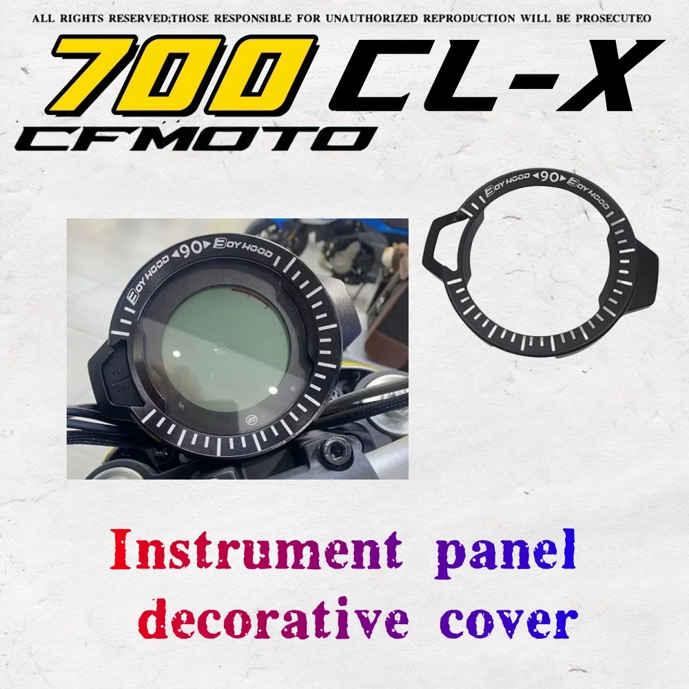 Applicable to CFMOTO 700clx 700cl-x retro style instrument panel decorative cover
Applicable to CFMOTO 700clx 700cl-x retro style instrument panel decorative cover
