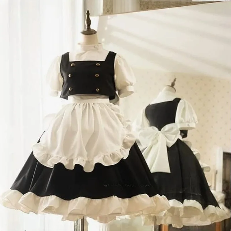 Anime Kirisame Marisa Cosplay Costume Maid Lolita Dress Uniform with Apron Hat Suit for Women Halloween Carnival Party Outfits
Anime Kirisame Marisa Cosplay Costume Maid Lolita Dress Uniform with Apron Hat Suit for Women Halloween Carnival Party Outfits