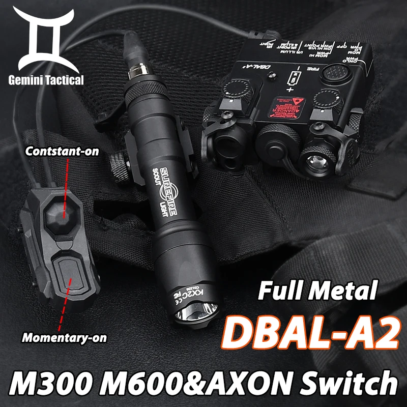 All Metal DBAL-A2 Red Green IR Laser Weapon Light Tactical M300 M600 Surefi Flashlight Hunting Airsoft Accessories Fit 20MM Rail
All Metal DBAL-A2 Red Green IR Laser Weapon Light Tactical M300 M600 Surefi Flashlight Hunting Airsoft Accessories Fit 20MM Rail