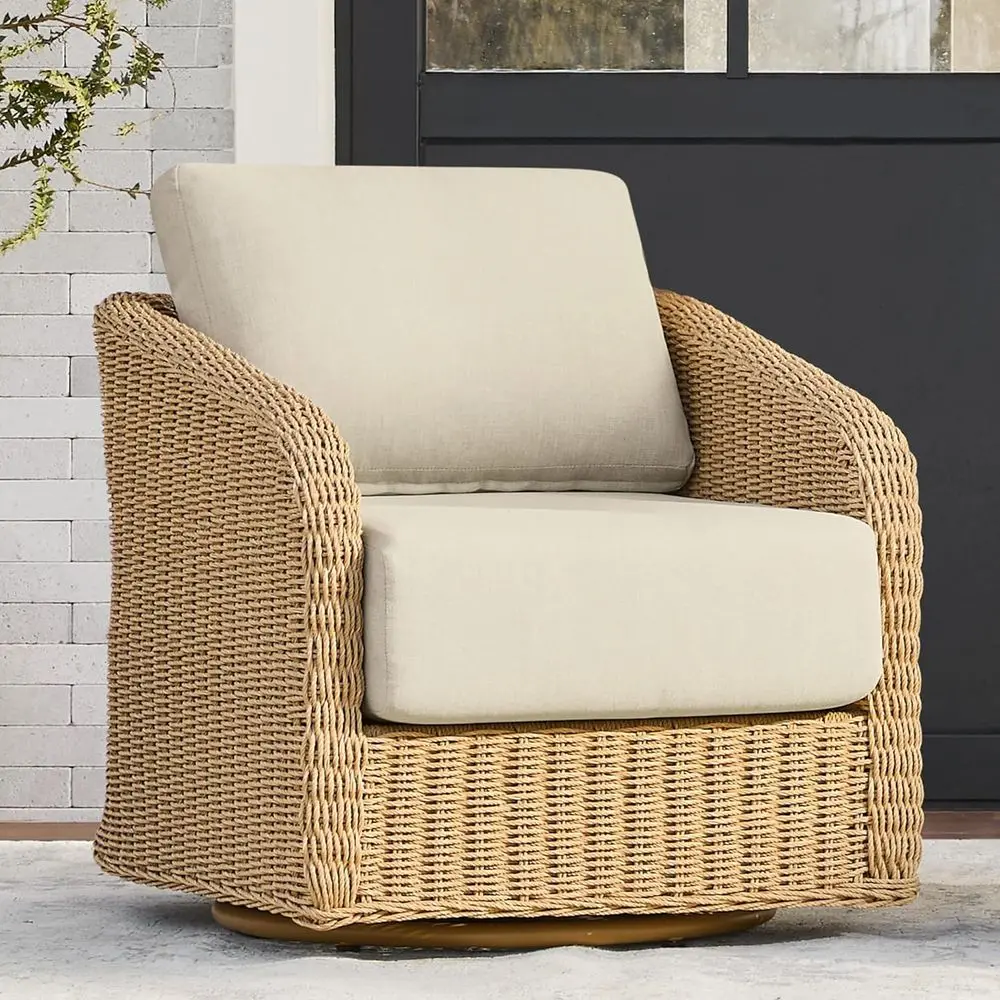 Swivel Wicker Patio Chairs with Cushions, Ideal for Outdoor, Garden, Deck, and Porch
Swivel Wicker Patio Chairs with Cushions, Ideal for Outdoor, Garden, Deck, and Porch