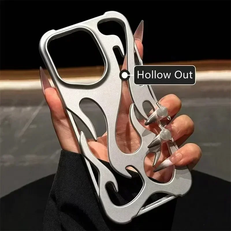 Luxury Matte Hollow Out Flame Phone Case For iPhone 17 16 13 14 11 12 Pro Max Plus 17 Air Soft Dissipate Heat Bumper Back Cover
Luxury Matte Hollow Out Flame Phone Case For iPhone 17 16 13 14 11 12 Pro Max Plus 17 Air Soft Dissipate Heat Bumper Back Cover