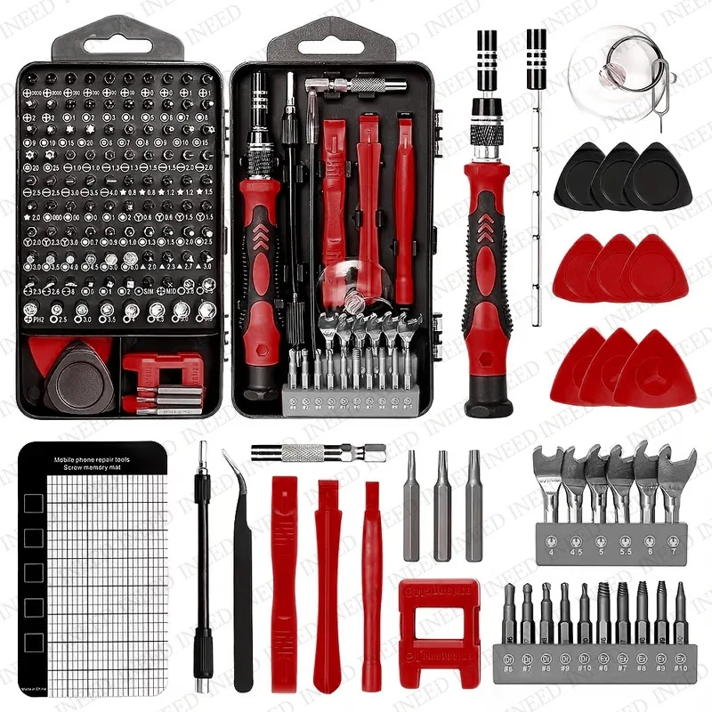 138 In One Manual Multifunctional Screwdriver Set, Glasses, Mobile Phone, Digital Precision Disassembly and Maintenance Tool
138 In One Manual Multifunctional Screwdriver Set, Glasses, Mobile Phone, Digital Precision Disassembly and Maintenance Tool