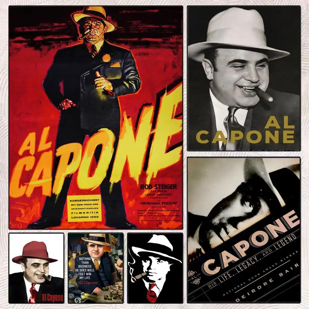 A-Al Capone Gang Leader Poster HD Art Mural Wallart Poster Waterproof Vintage Print Decor for Home Decoration DIY
A-Al Capone Gang Leader Poster HD Art Mural Wallart Poster Waterproof Vintage Print Decor for Home Decoration DIY
