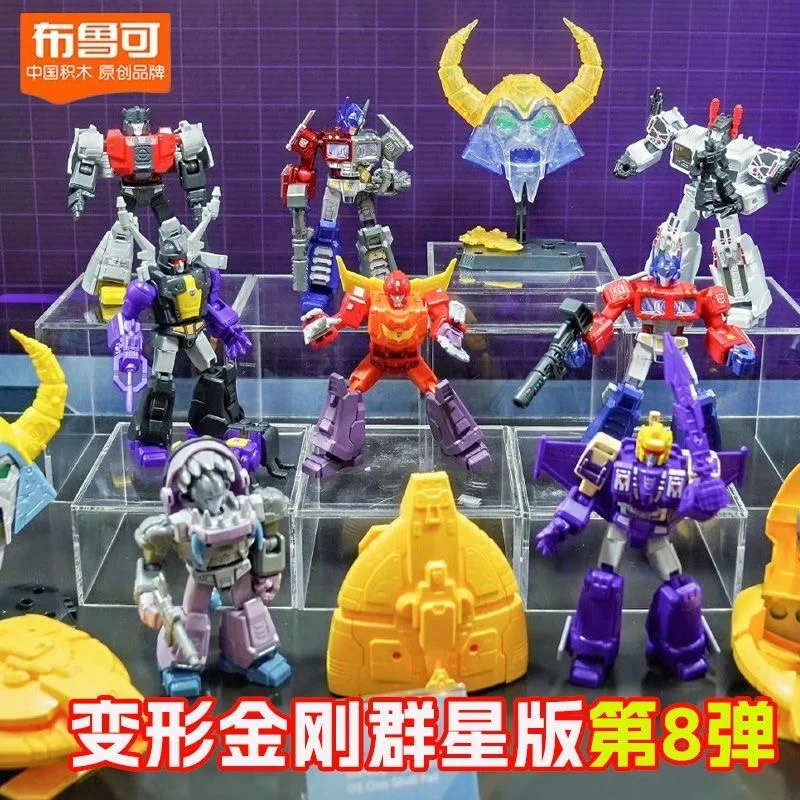 Оригинальные трансформеры Blokees Blind Box: Primus Star Edition 8th Optimus Prime Generation Megatron Bumblebee Robot, игрушка в подарок
Оригинальные трансформеры Blokees Blind Box: Primus Star Edition 8th Optimus Prime Generation Megatron Bumblebee Robot, игрушка в подарок