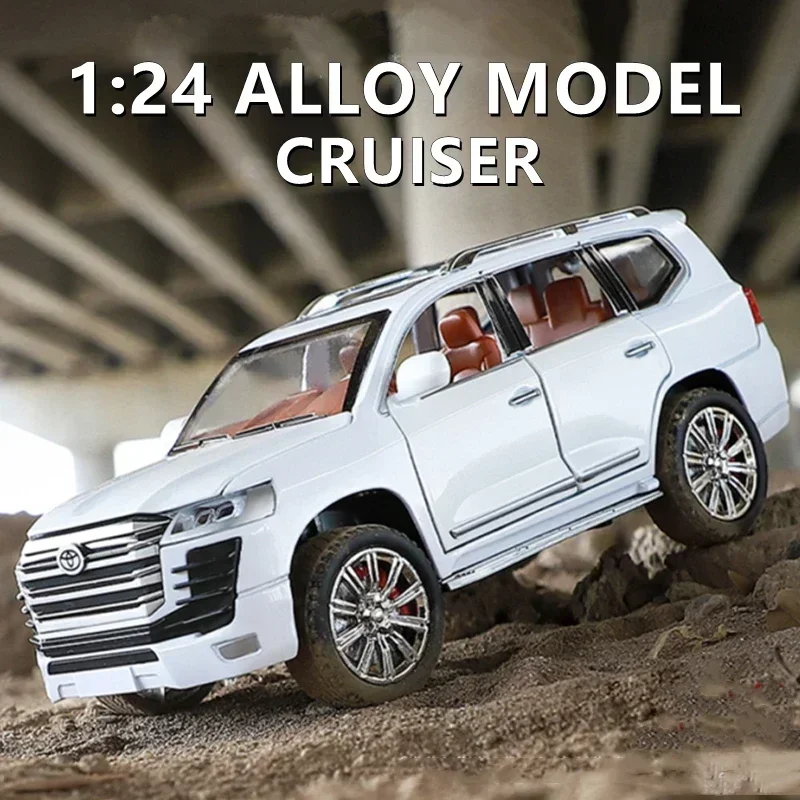 Модель автомобиля Toyota LAND CRUISER LC300 LC200 Prado SUV из сплава, модель автомобиля под давлением, металлическая игрушка, модель внедорожника, имитация автомобиля, подарок для детей, 1/24
Модель автомобиля Toyota LAND CRUISER LC300 LC200 Prado SUV из сплава, модель автомобиля под давлением, металлическая игрушка, модель внедорожника, имитация автомобиля, подарок для детей, 1/24