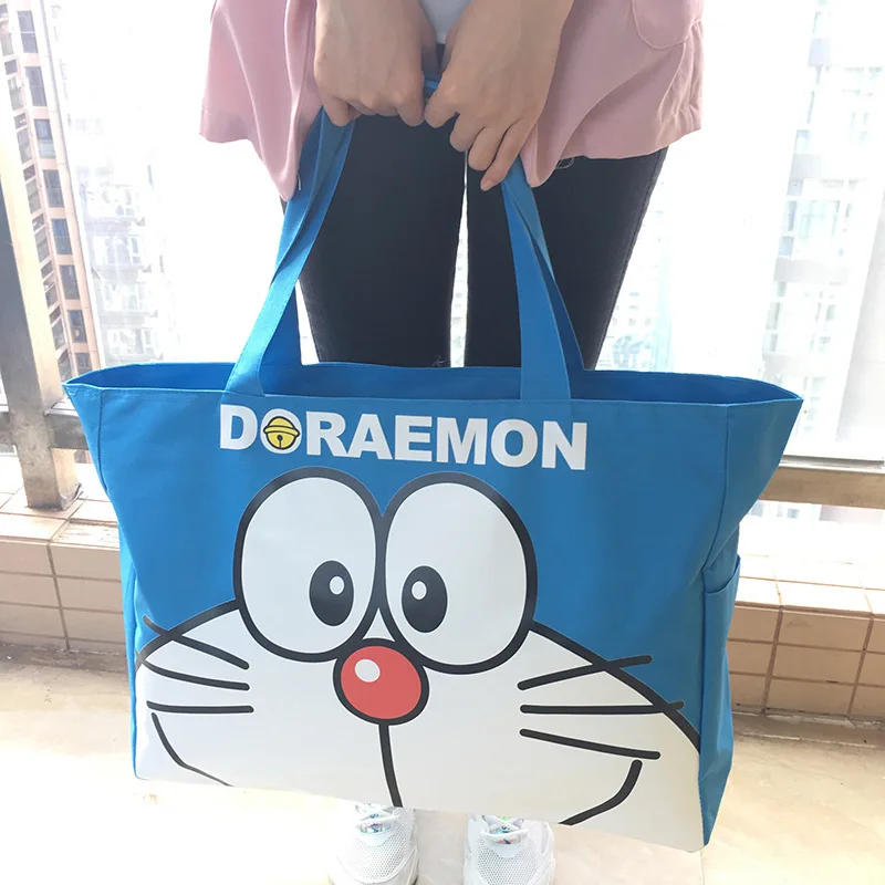 women canvas shoulder bag travel shopping bag cute cartoon handbag Doraemon fashion
women canvas shoulder bag travel shopping bag cute cartoon handbag Doraemon fashion