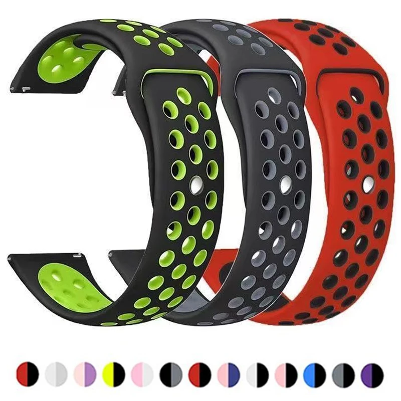 20mm 22mm Sport Strap for Samsung Galaxy Watch 4-5-pro-6-Classic/active 2 40mm 44mm Silicone bracelet Huawei GT 4-3-2e-pro Band
20mm 22mm Sport Strap for Samsung Galaxy Watch 4-5-pro-6-Classic/active 2 40mm 44mm Silicone bracelet Huawei GT 4-3-2e-pro Band